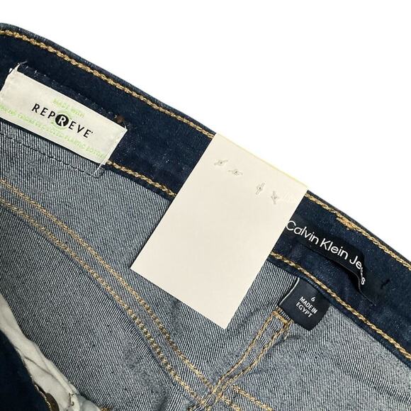 Calvin Klein Women's Jeans High Rise Skinny Blue Jean Size 6 NWT - Picture 5 of 9